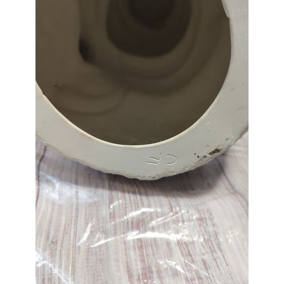 Vintage Large 1990 Holland Ceramic Hand Painted Glitter Snowman Couple 15” - Picture 10 of 12